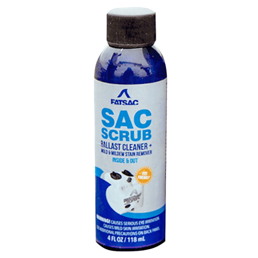 FATSAC Mold & Mildew Prevention Sac Scrub – 4oz Single-Use Bottle by FATSAC