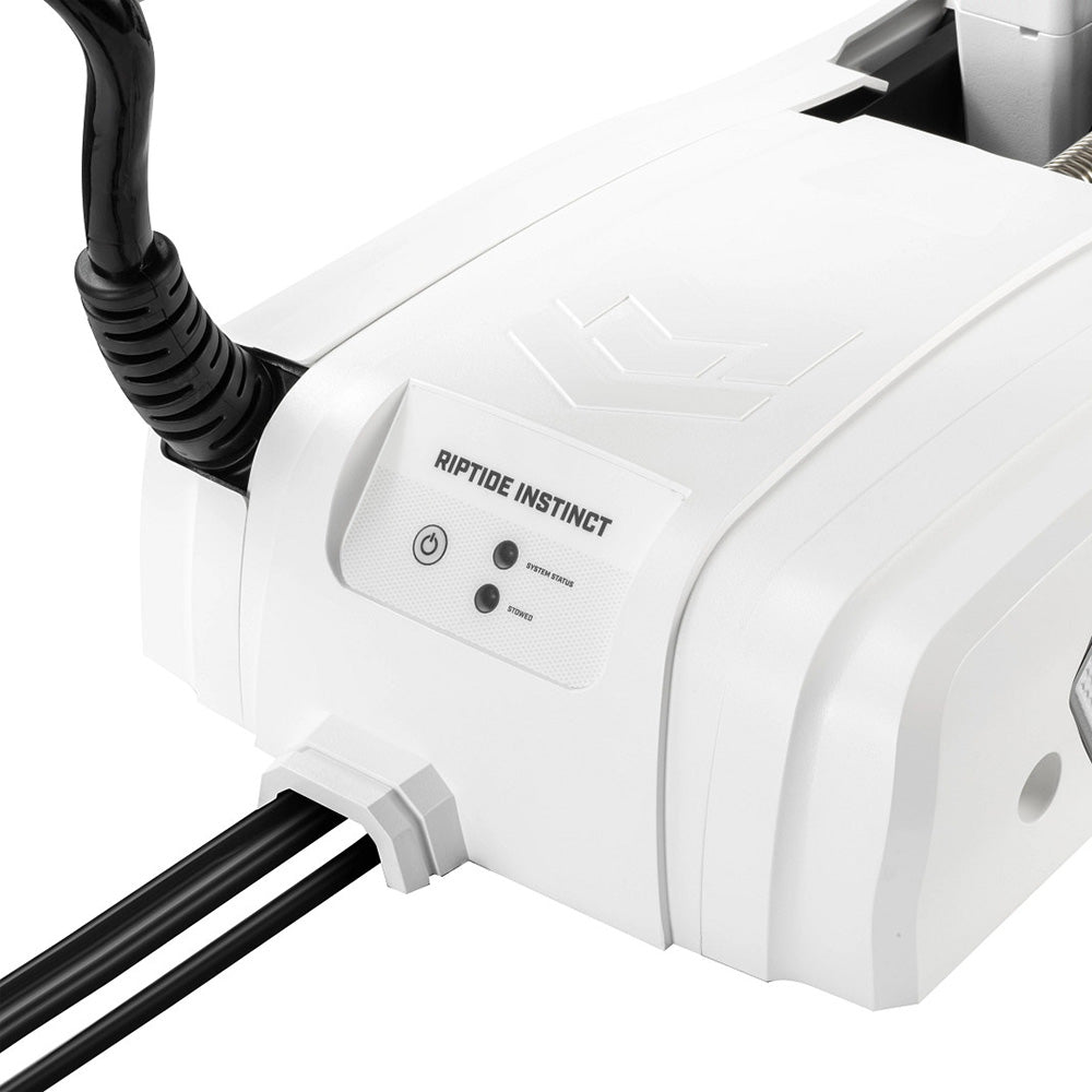 Minn Kota Riptide Instinct QUEST 90/115 Trolling Motor with Wireless Remote – 24/36V, 87-Inch Shaft, White
