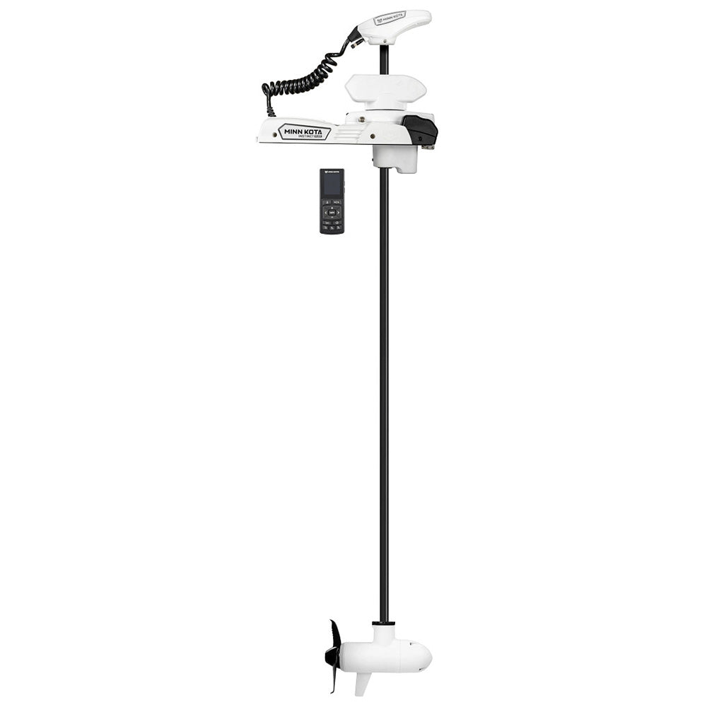 Minn Kota Riptide Instinct QUEST 90/115 Trolling Motor with Wireless Remote – 24/36V, 87-Inch Shaft, White