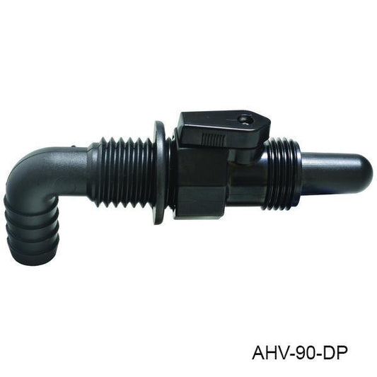 3/4'  90 DEGREE BLACK AERATOR HEAD