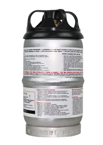 1LB ALUMINUM PROPANE TANK