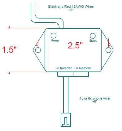12V SWITCH CONNECTOR FOR PROWATT SW