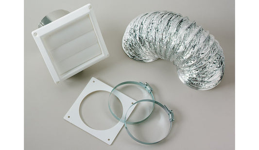 4' VENT KIT W/LOUVERED CO
