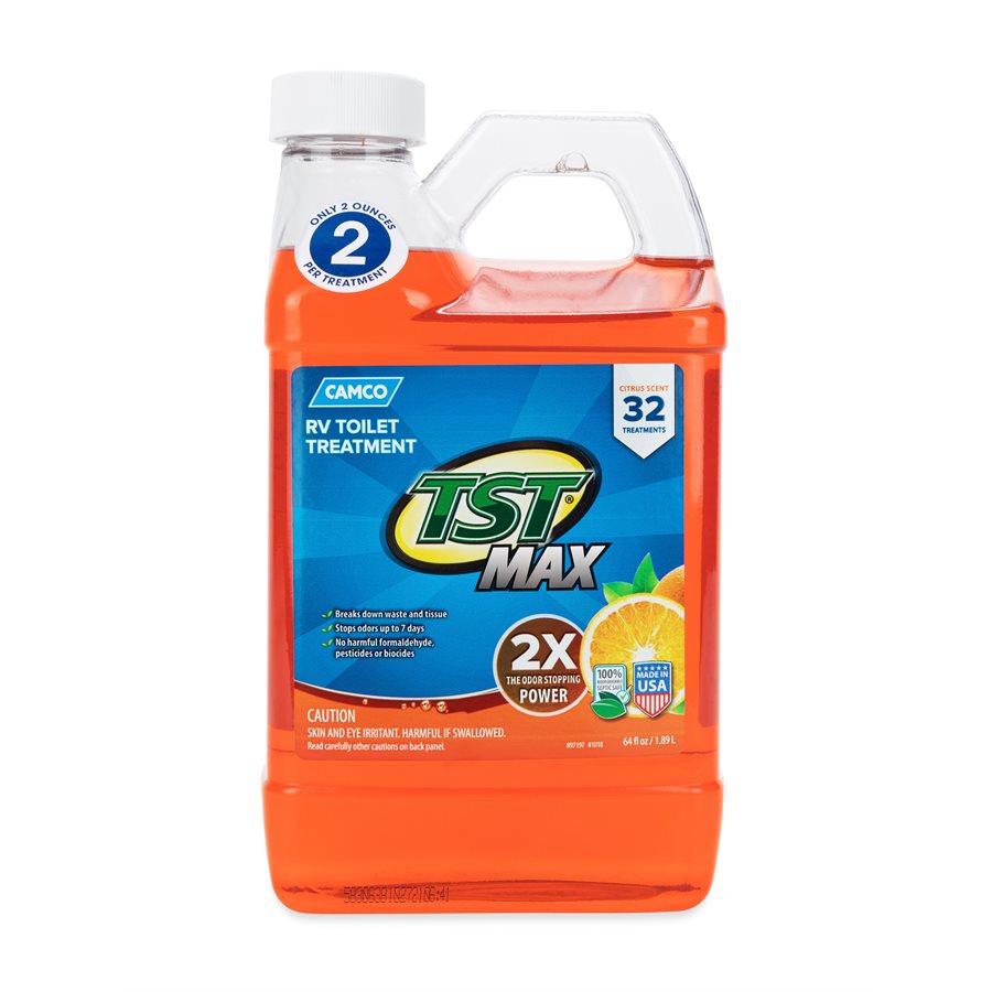 Camco TST Orange Power RV Holding Tank Treatment, 64 oz, Part Number 41195