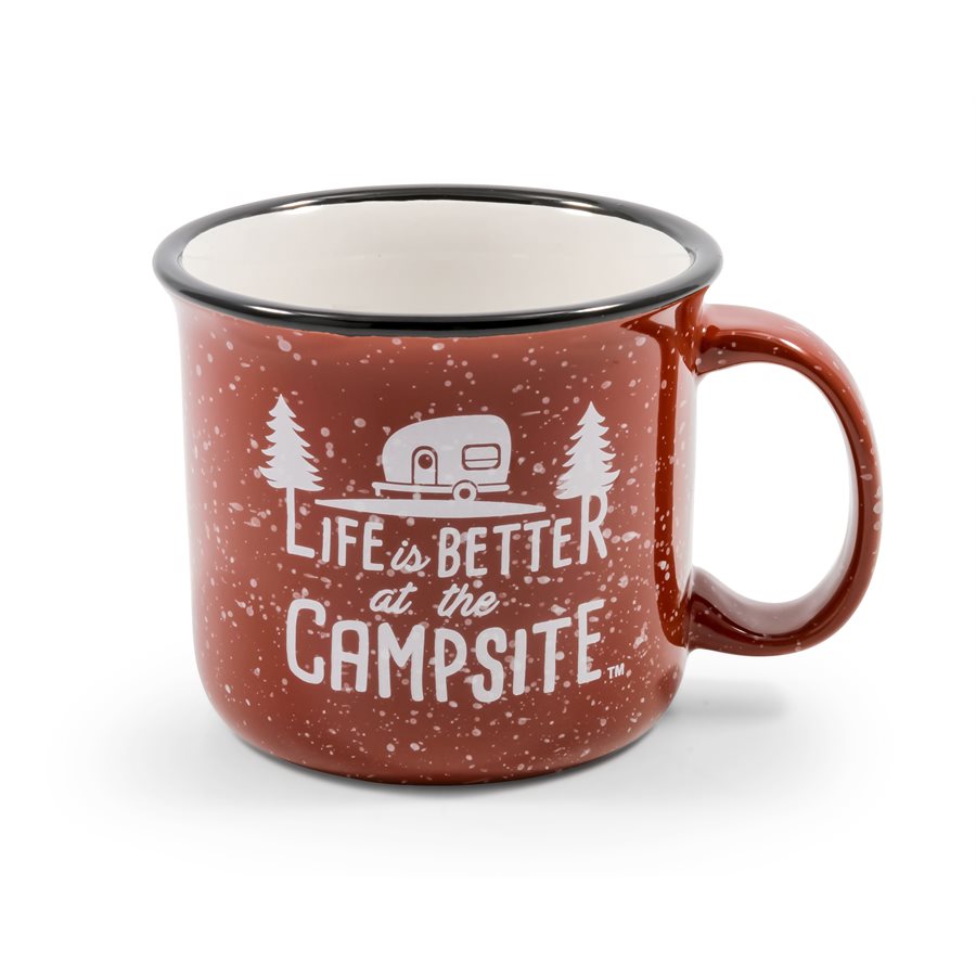 Camco 53235 Speckled Red LibAtc Mug