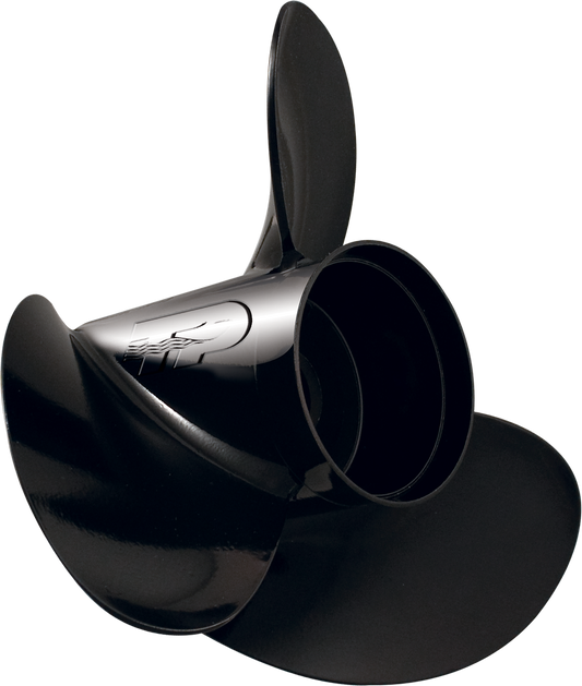 Turning Point 21301210 Hustler 3-Blade Right-Hand Aluminum Boat Propeller, 10.75 x 12