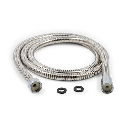 Camco 43716 Chrome Shower Hose, 60-Inch Flexible Replacement Hose