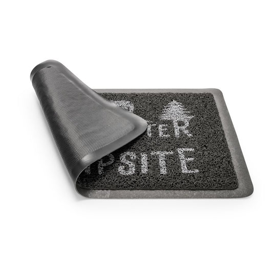 Camco 53200 LIBATC Scrub Rug, Small, Gray and White