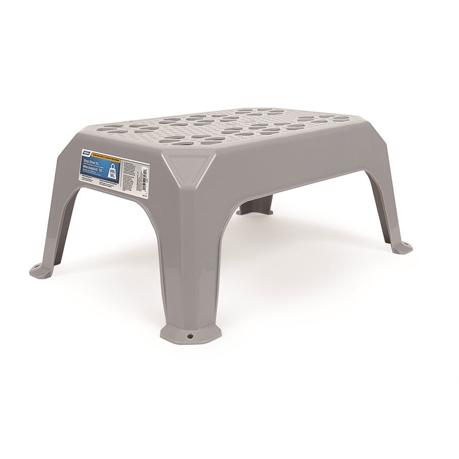Camco 43470 Large Plastic Step Stool, Gray