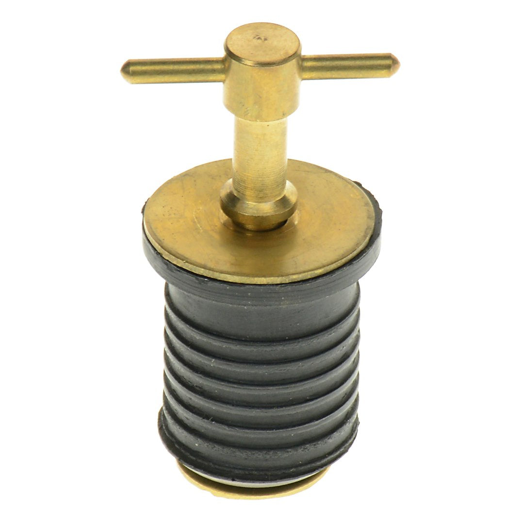 TWIST DRAIN PLUG 1' BRASS