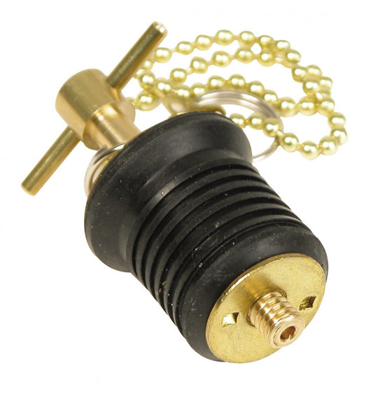 1' BRASS BAILER PLUG  TWIST W/ 8' C