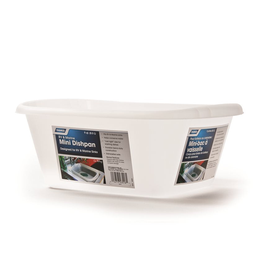Camco 43516 Mini Dish Pan for RVs, Camping and Compact Kitchens