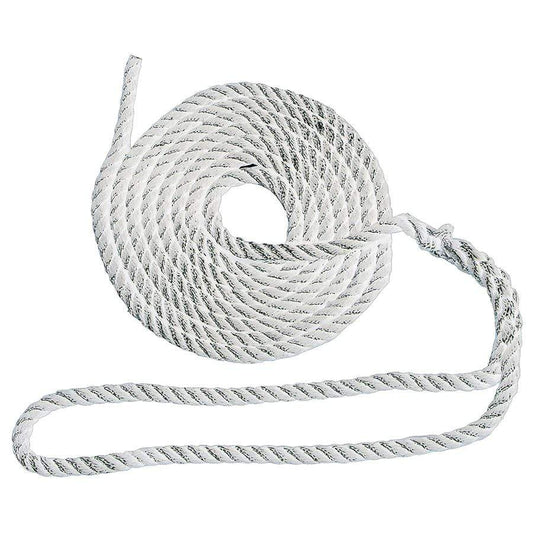DOCK LINE 3/8' X 25' 3-STRAND NYLON