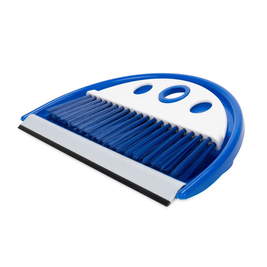 Camco 43945 Dust Pan with Whisk for Convenient Cleanup