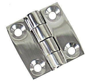 WHITE NYLON BUTT HINGE 1 1/2' X 1 3