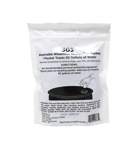 303 WINDSHLD WASHR PKTS  50 GRAM PA