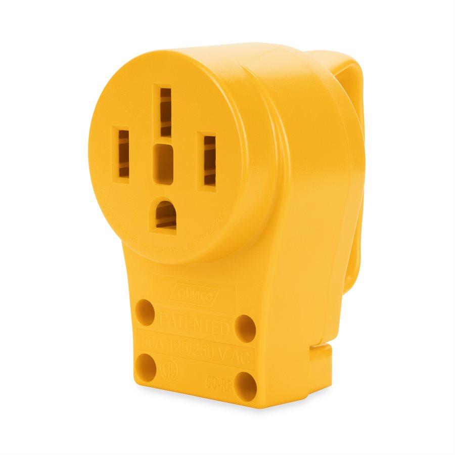 Camco PowerGrip 50 Amp Female Receptacle, Part Number 55353