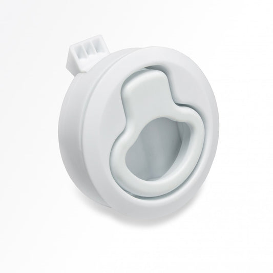 WHITE NYLON NON-LOCKING SLAM LATCH