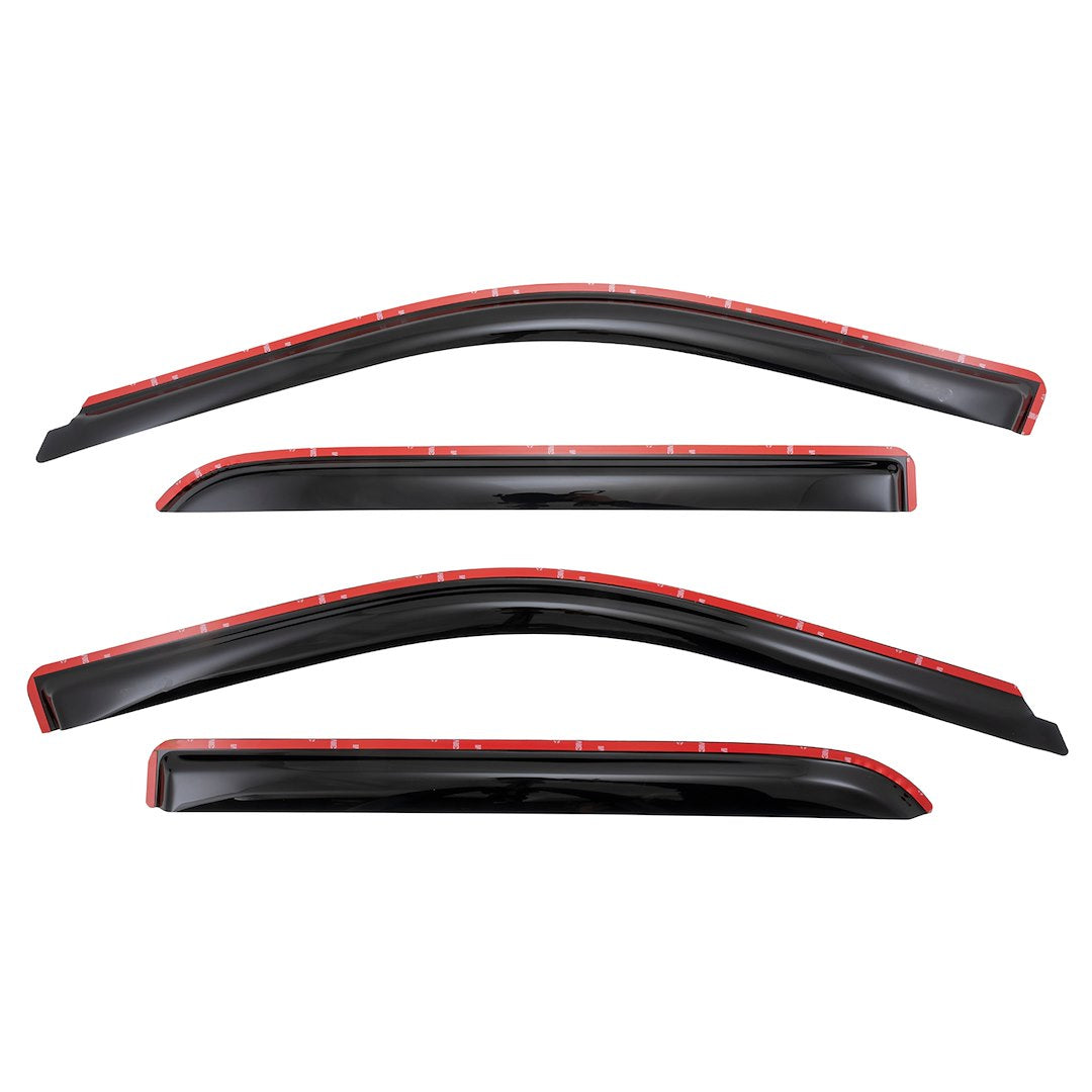 TFX INCHANNEL WNDW VENTS SMOKE 4PC