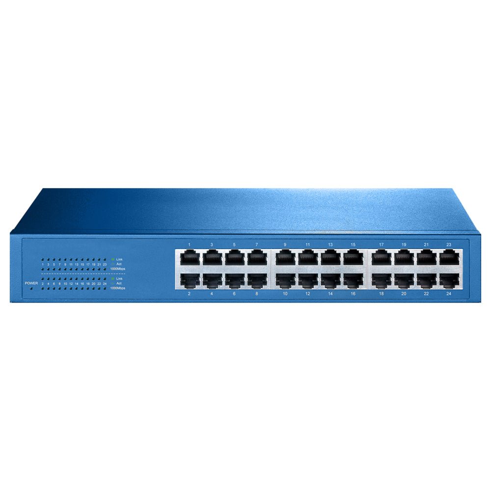 Aigean 24 - Port Network Switch - Desk or Rack Mountable - 100 - 240VAC - 50/60Hz - Marine Parts OnlyCommunicationAigean Networks