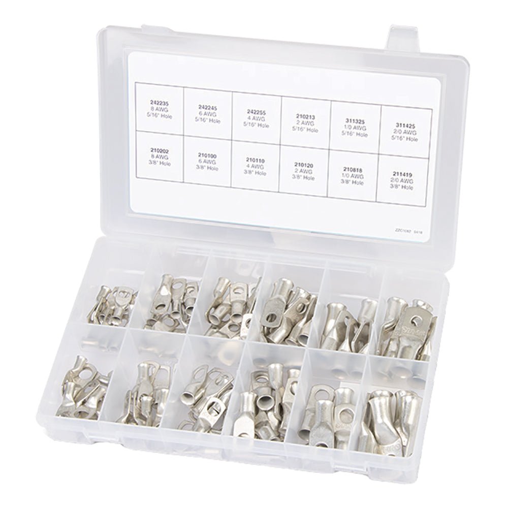 Ancor 100 - Piece Tinned Copper Lug Kit - Marine Parts OnlyElectricalAncor