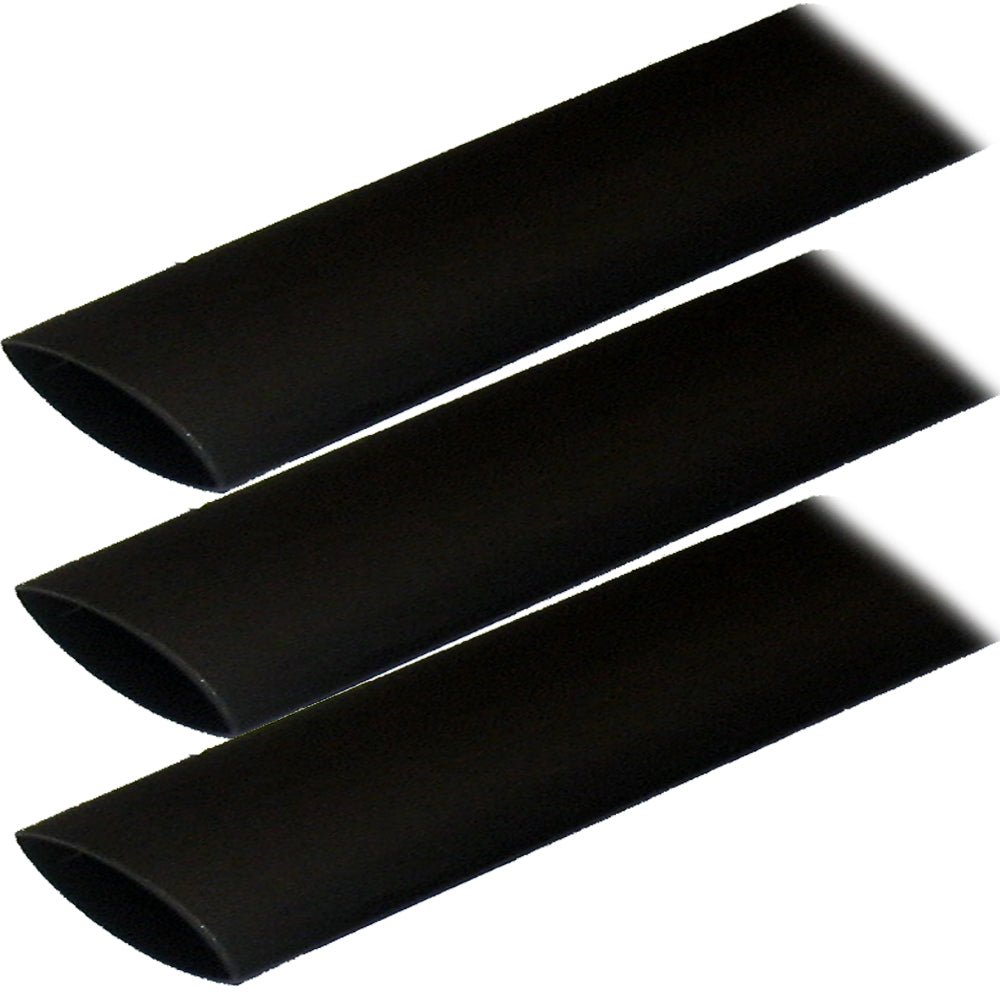 Ancor Adhesive Lined Heat Shrink Tubing (ALT) - 1" x 12" - 3 - Pack - Black - Marine Parts OnlyElectricalAncor