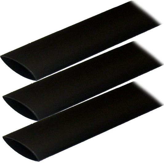 Ancor Adhesive Lined Heat Shrink Tubing (ALT) - 1" x 12" - 3 - Pack - Black - Marine Parts OnlyElectricalAncor