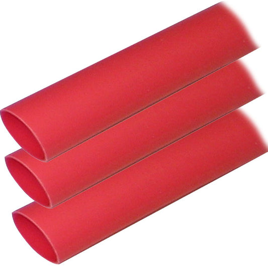Ancor Adhesive Lined Heat Shrink Tubing (ALT) - 1" x 12" - 3 - Pack - Red - Marine Parts OnlyElectricalAncor
