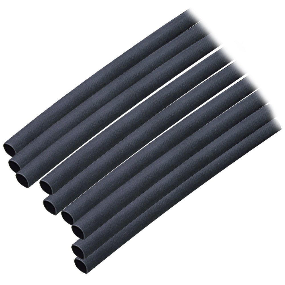 Ancor Adhesive Lined Heat Shrink Tubing (ALT) - 3/16" x 6" - 10 - Pack - Black - Marine Parts OnlyElectricalAncor