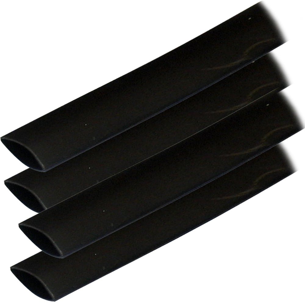Ancor Adhesive Lined Heat Shrink Tubing (ALT) - 3/4" x 12" - 4 - Pack - Black - Marine Parts OnlyElectricalAncor