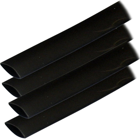 Ancor Adhesive Lined Heat Shrink Tubing (ALT) - 3/4" x 12" - 4 - Pack - Black - Marine Parts OnlyElectricalAncor