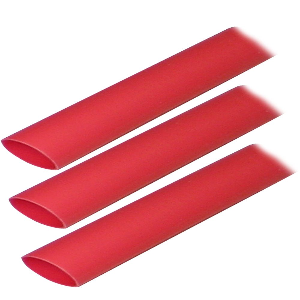 Ancor Adhesive Lined Heat Shrink Tubing (ALT) - 3/4" x 3" - 3 - Pack - Red - Marine Parts OnlyElectricalAncor