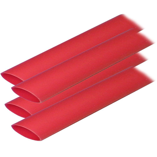 Ancor Adhesive Lined Heat Shrink Tubing (ALT) - 3/4" x 6" - 4 - Pack - Red - Marine Parts OnlyElectricalAncor