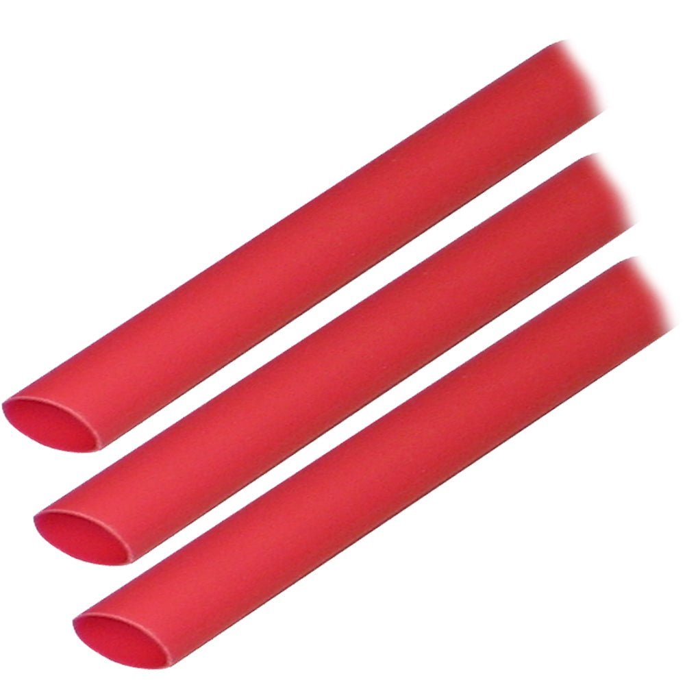 Ancor Adhesive Lined Heat Shrink Tubing (ALT) - 3/8" x 3" - 3 - Pack - Red - Marine Parts OnlyElectricalAncor