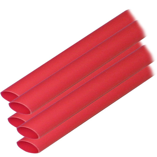 Ancor Adhesive Lined Heat Shrink Tubing (ALT) - 3/8" x 6" - 5 - Pack - Red - Marine Parts OnlyElectricalAncor