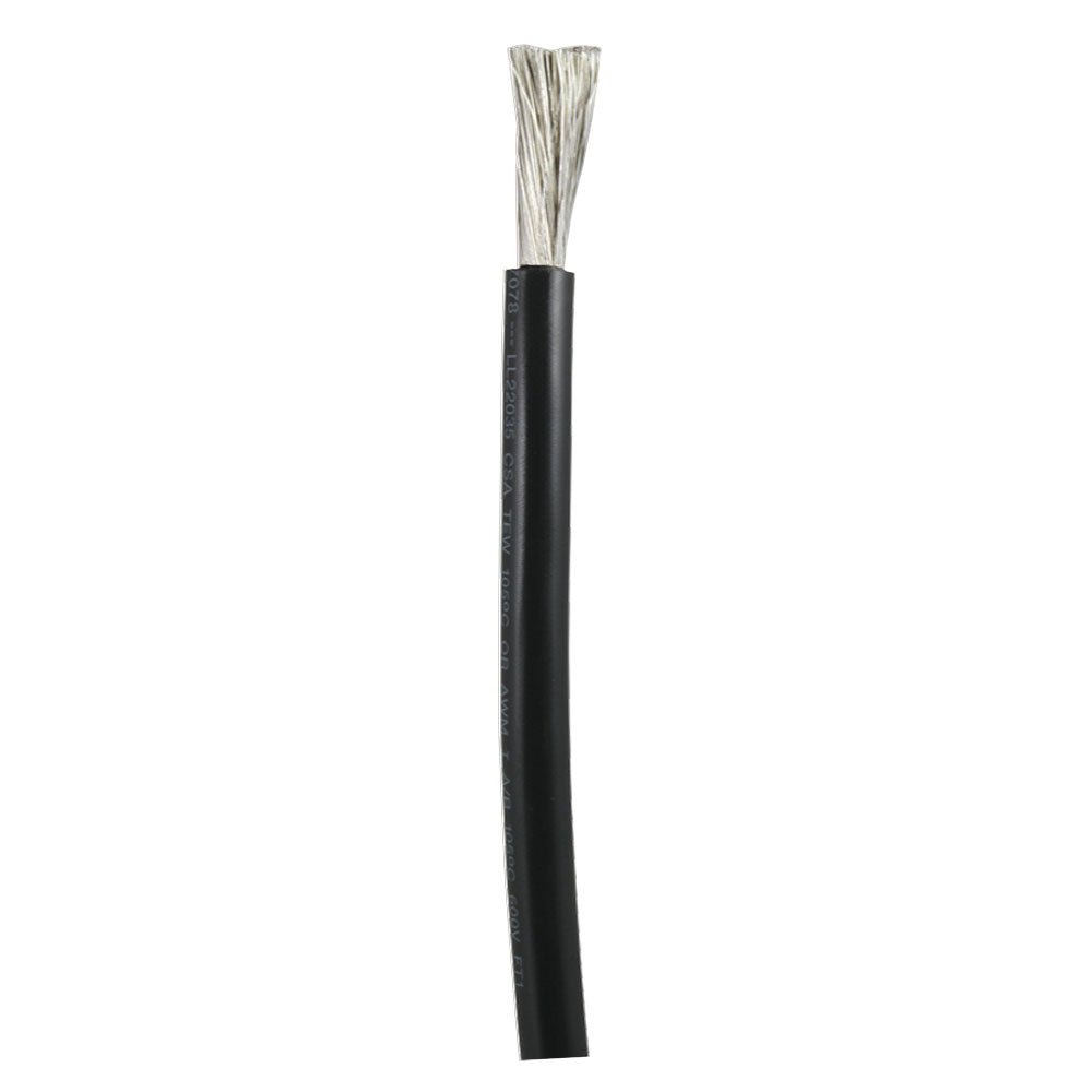 Ancor Black 1/0 AWG Battery Cable - Sold By The Foot - Marine Parts OnlyElectricalAncor