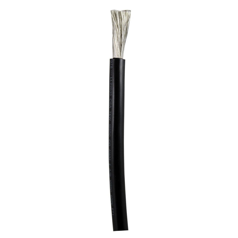 Ancor Black 8 AWG Battery Cable - Sold By The Foot - Marine Parts OnlyElectricalAncor