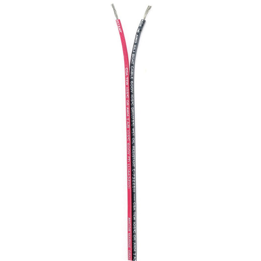 Ancor Ribbon Bonded Cable - 16/2 AWG - Red/Black - Flat - 500' - Marine Parts OnlyElectricalAncor