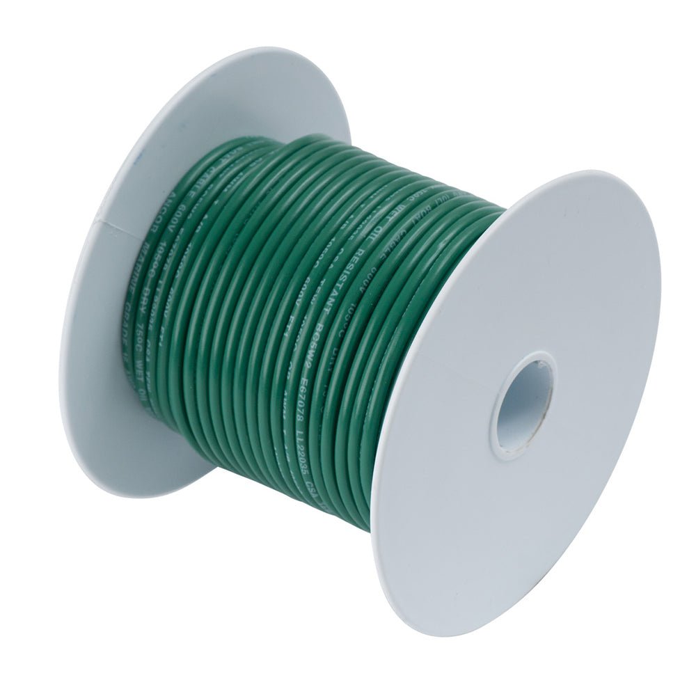 Ancor Tinned Copper Wire - 6 AWG - Green - 25&39; - Marine Parts OnlyElectricalAncor