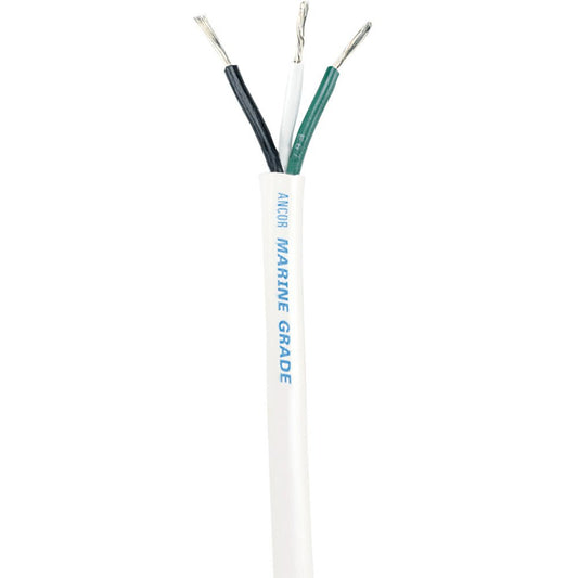 Ancor White Triplex Cable - 14/3 - Sold by the Foot - Marine Parts OnlyElectricalAncor