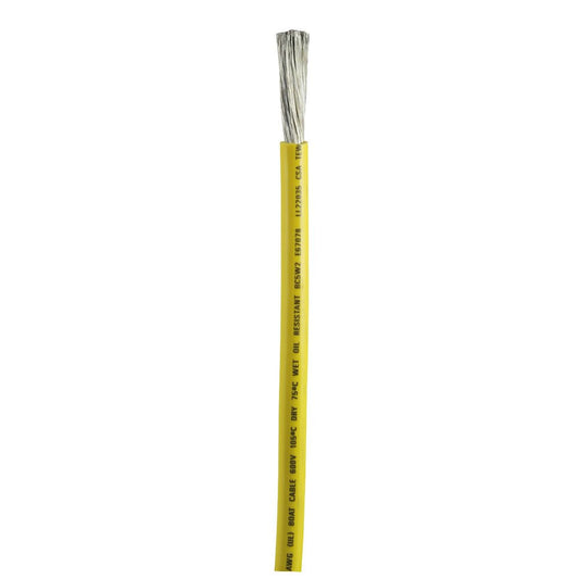 Ancor Yellow 2 AWG Battery Cable - Sold By The Foot - Marine Parts OnlyElectricalAncor