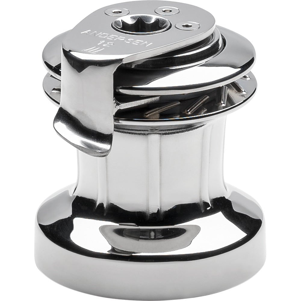 ANDERSEN 12 ST FS Self - Tailing Manual Single Speed Winch - Full Stainless - Marine Parts OnlySailingANDERSEN