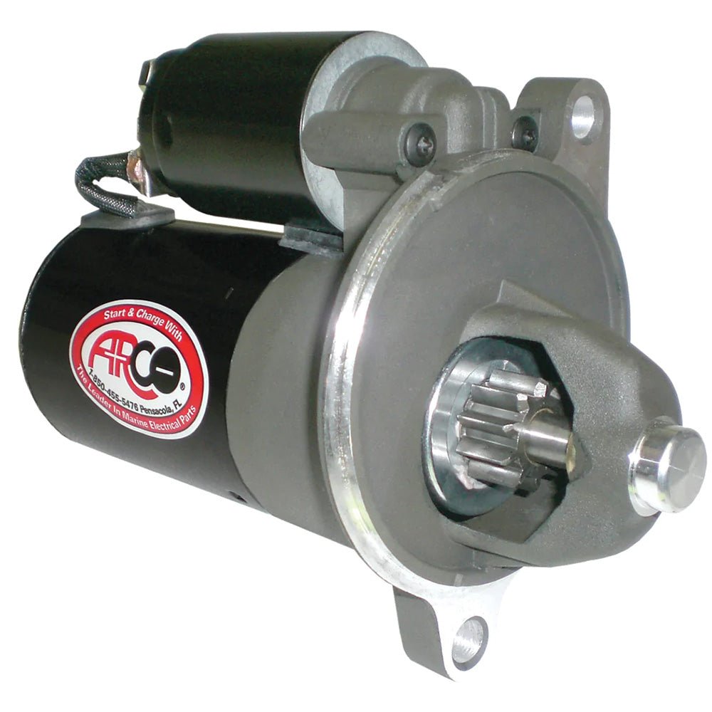 ARCO Marine High - Performance Inboard Starter w/Gear Reduction &amp; Permanent Magnet - Clockwise Rotation - Marine Parts OnlyEngine Parts & ServiceARCO Marine