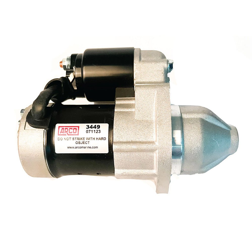 ARCO Marine Original Equipment Quality Replacement Suzuki &amp; OMC Outboard Starter - 2005 - 2018 Models - Marine Parts OnlyEngine Parts & ServiceARCO Marine