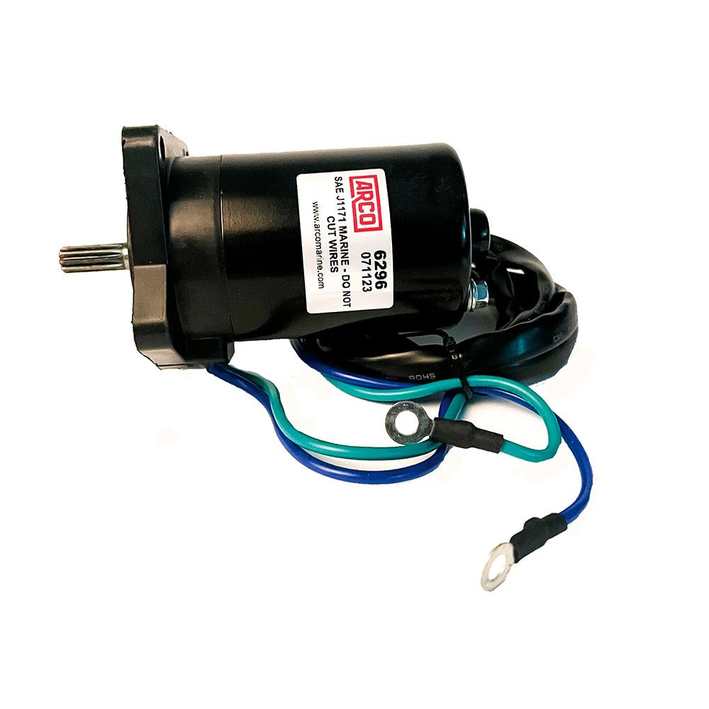 ARCO Marine Original Equipment Quality Replacement Yamaha Tilt Trim Motor - 2000 - 2019 T25 Series Engines - Marine Parts OnlyEngine Parts & ServiceARCO Marine
