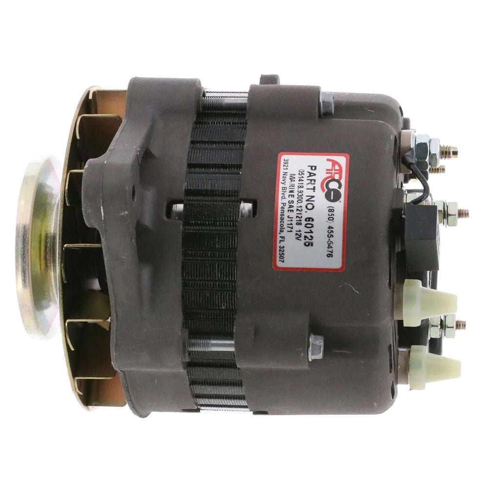 ARCO Marine Premium Replacement Inboard Alternator w/Single Groove Pulley - 12V 55A - Marine Parts OnlyElectricalARCO Marine