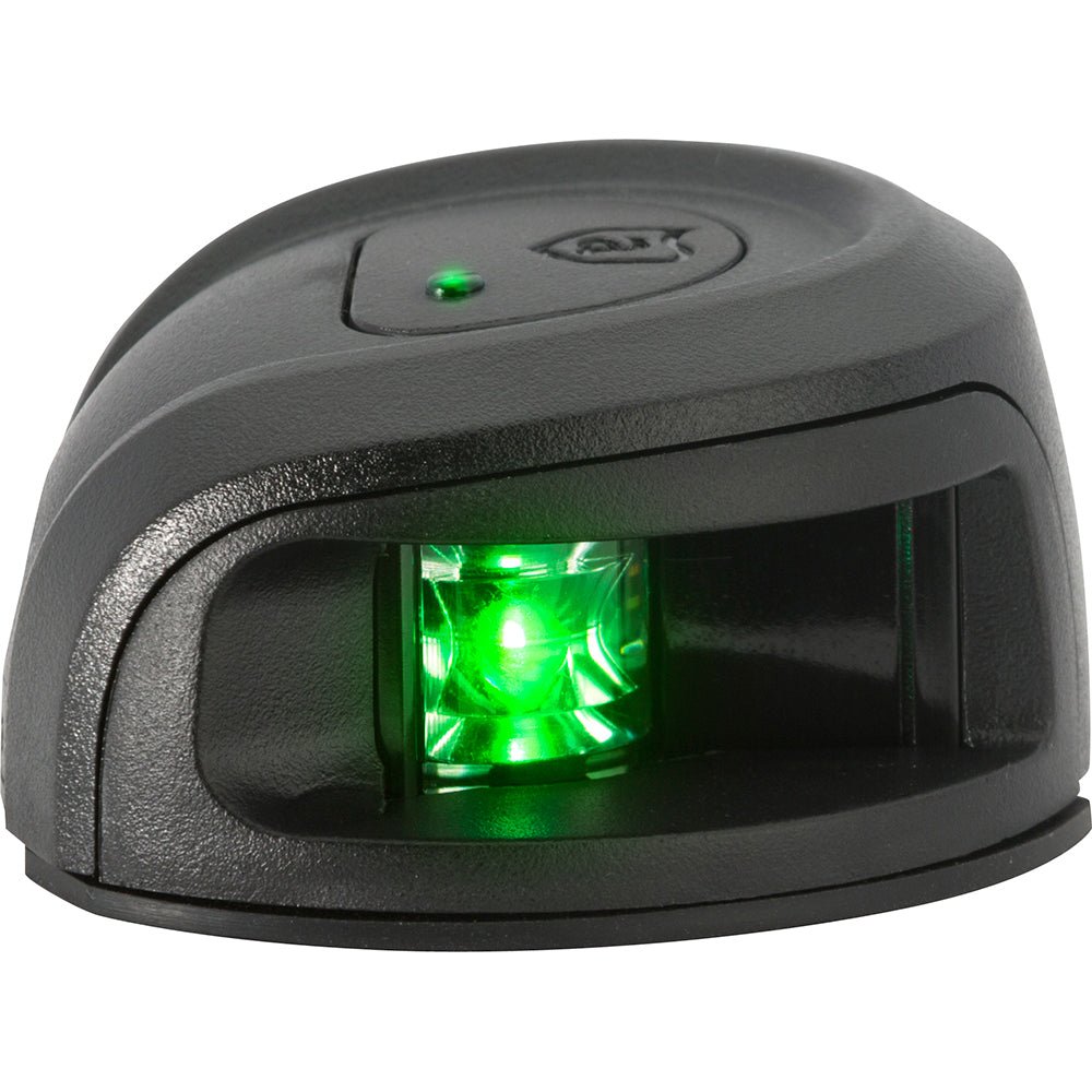 Attwood LightArmor Deck Mount Navigation Light - Black Composite - Starboard (green) - 2NM - Marine Parts OnlyLightingAttwood Marine