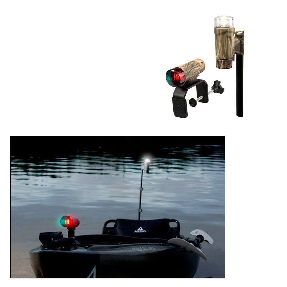 Attwood PaddleSport Portable Navigation Light Kit - C - Clamp, Screw Down or Adhesive Pad - RealTree&reg; Max - 4 Camo - Marine Parts OnlyLightingAttwood Marine
