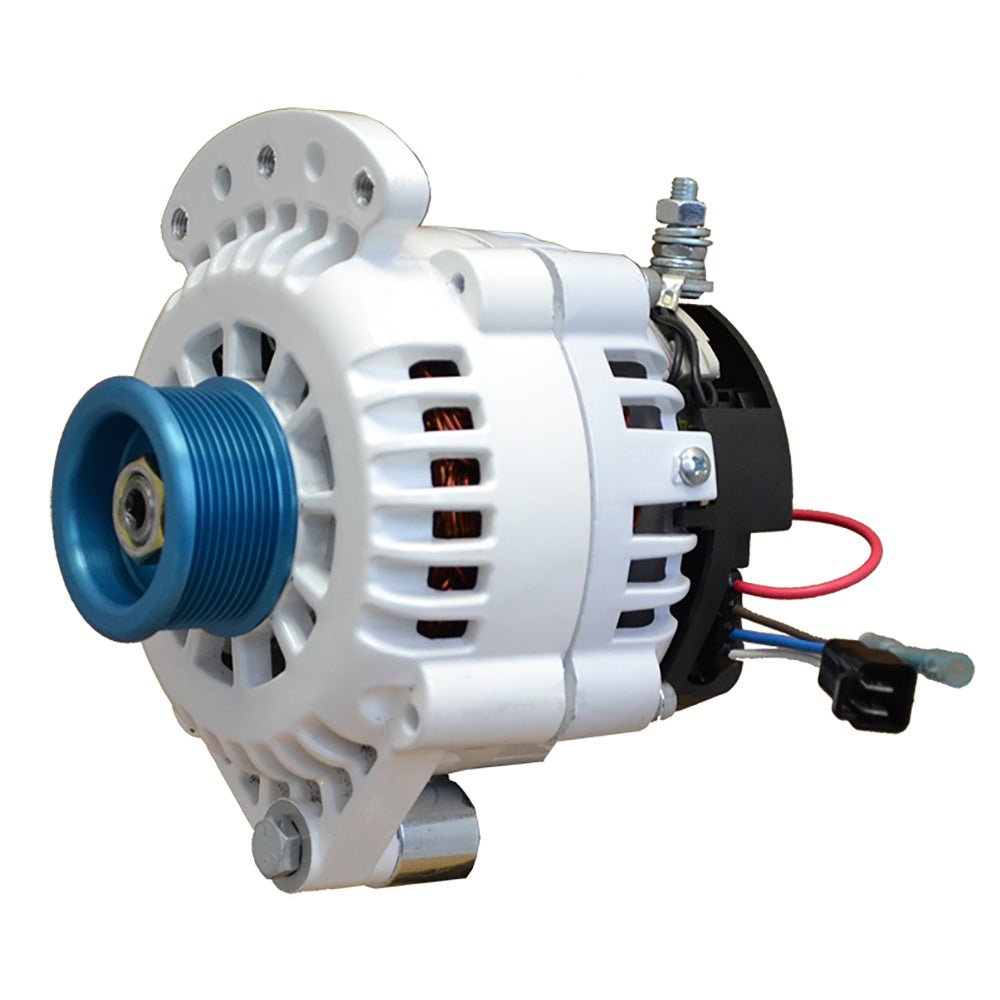 Balmar Alternator 100 AMP 12V 1 - 2" Single Foot Spindle Mount J10 Pulley w/Isolated Ground - Marine Parts OnlyElectricalBalmar