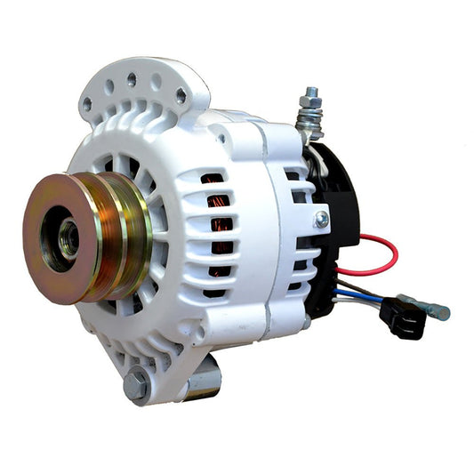 Balmar Alternator 120 AMP 12V 1 - 2" Single Foot Spindle Mount Dual Vee Pulley w/Isolated Ground - Marine Parts OnlyElectricalBalmar